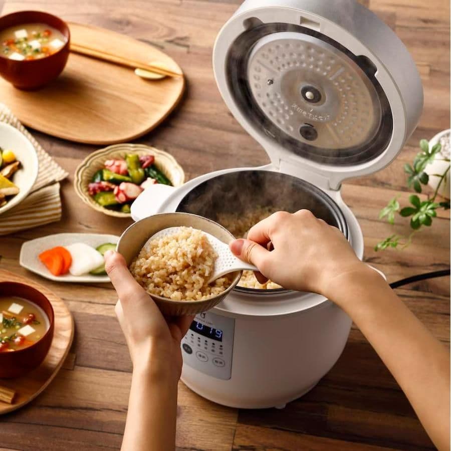 発芽玄米炊飯器DELIFUL LIFE 「はつが炊き」機能付き 3合炊き