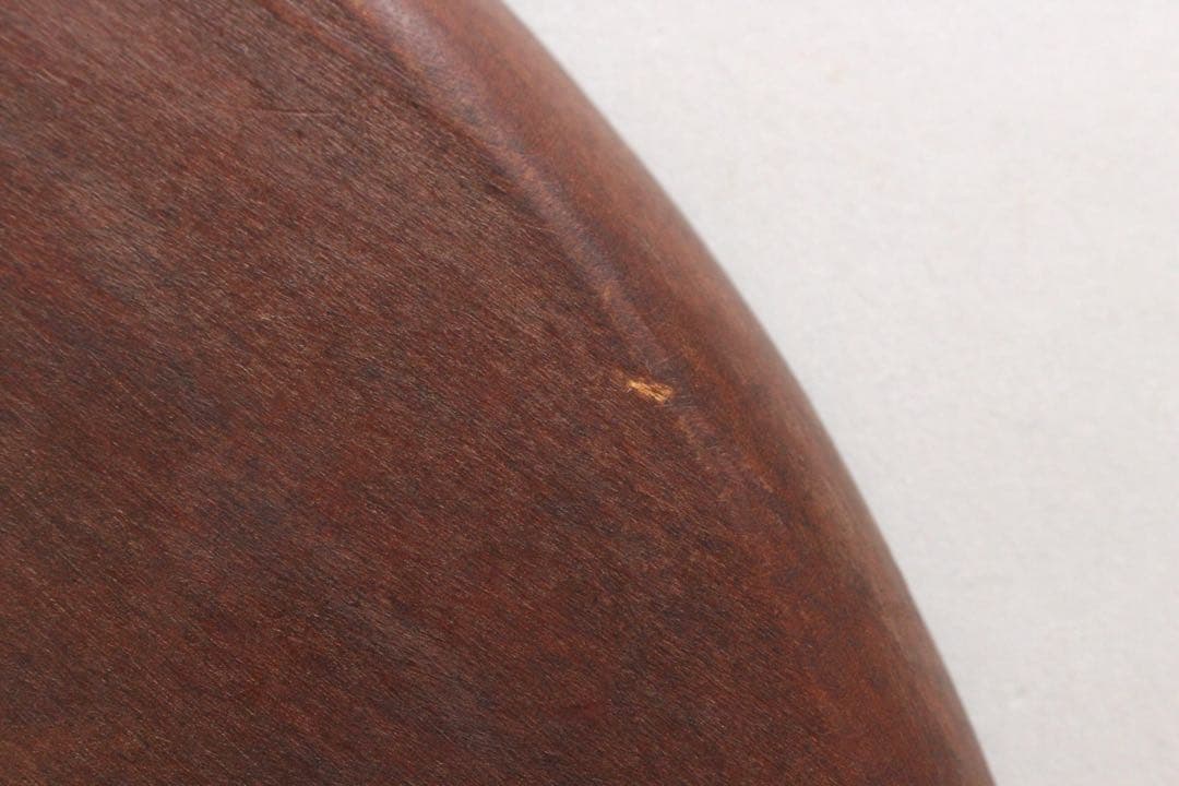 No5833 木彫　葉盆　横幅46cm 木製　無垢　煎茶道具　トレイ　送料無料