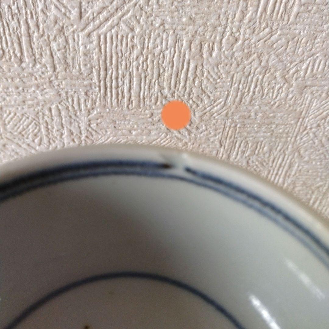 古伊万里染付薄羽蜉蝣文りん茶碗江戸幕末蕎麦猪口