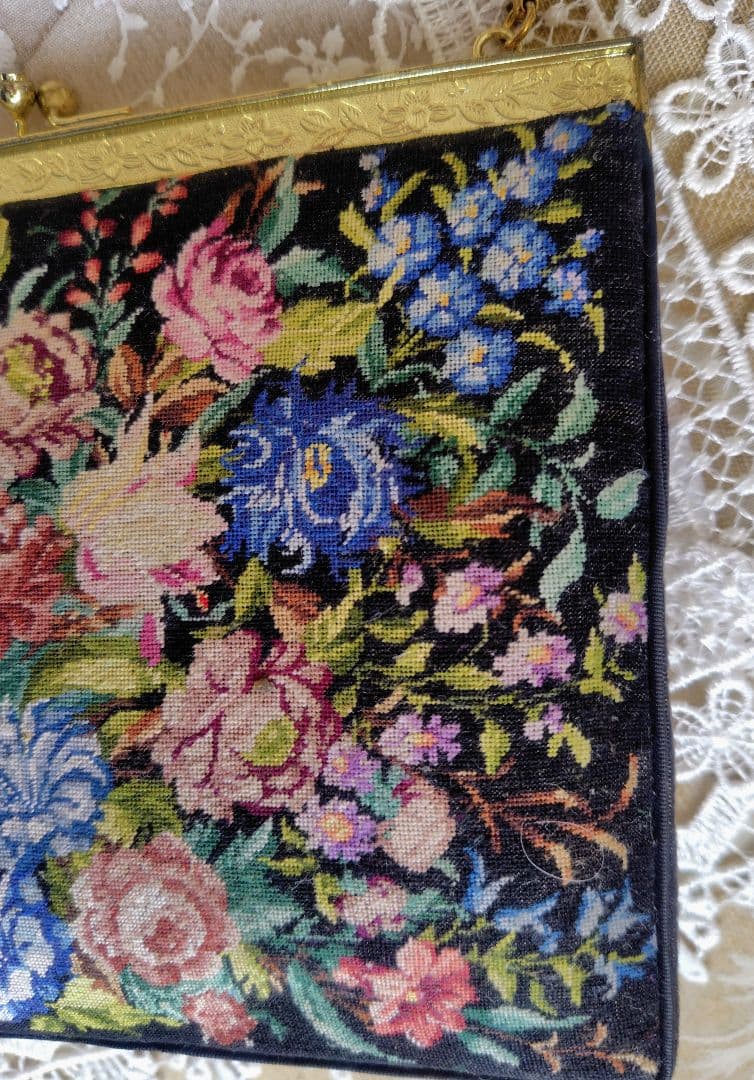 ♥プチポアン刺繍バッグ
