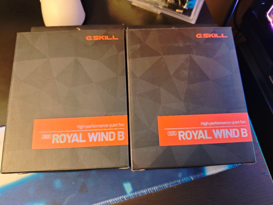 4個セットG.SKILL  WIND Black120mm