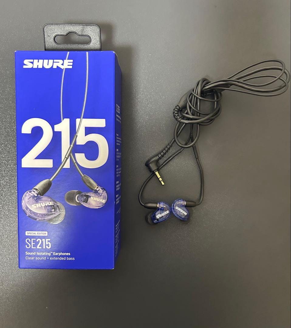 SHURE SE215 クリアブルー