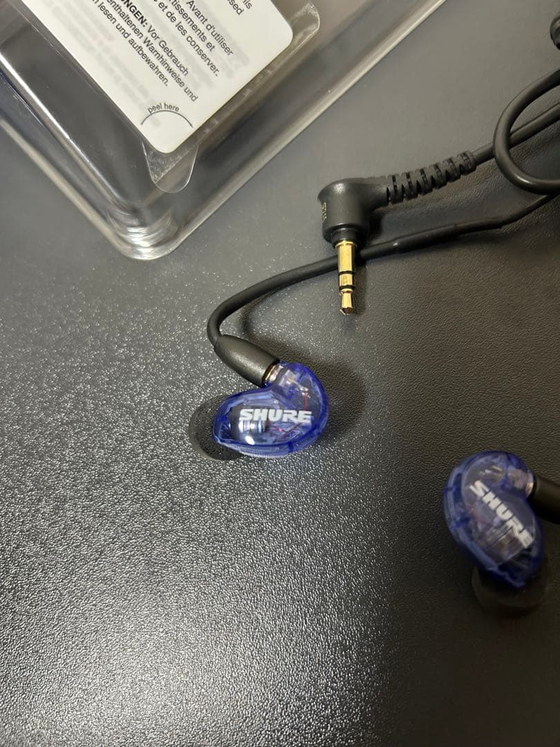 SHURE SE215 クリアブルー