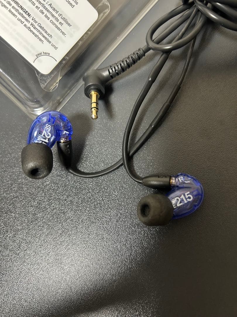 SHURE SE215 クリアブルー