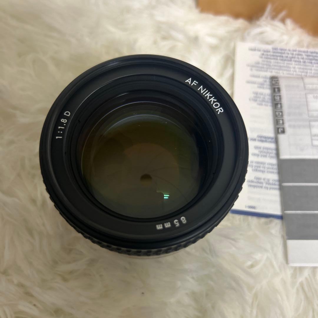 【未使用級】AF Nikkor 85mm F1.8D　カメラ　ニコン　レンズ
