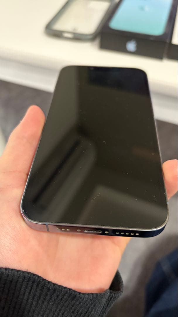 Apple iPhone 13 Pro シエラブルー 本体　レンズ割れ
