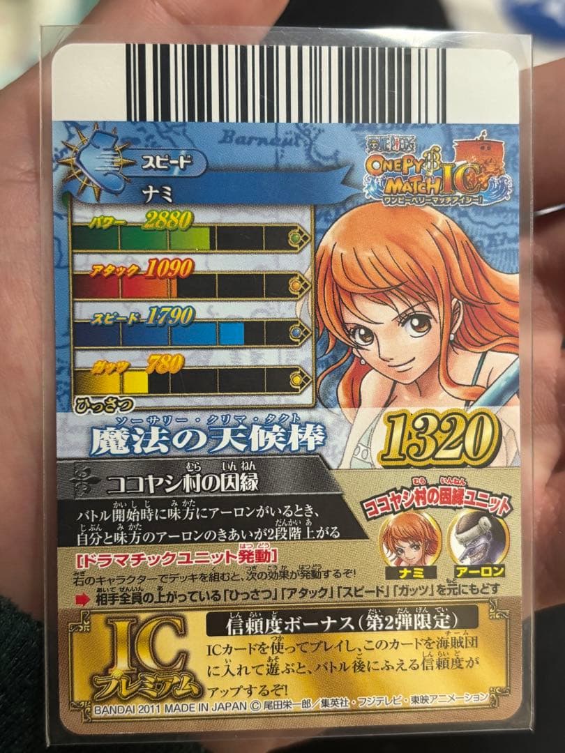 ワンピベリーマッチアイシー ナミ