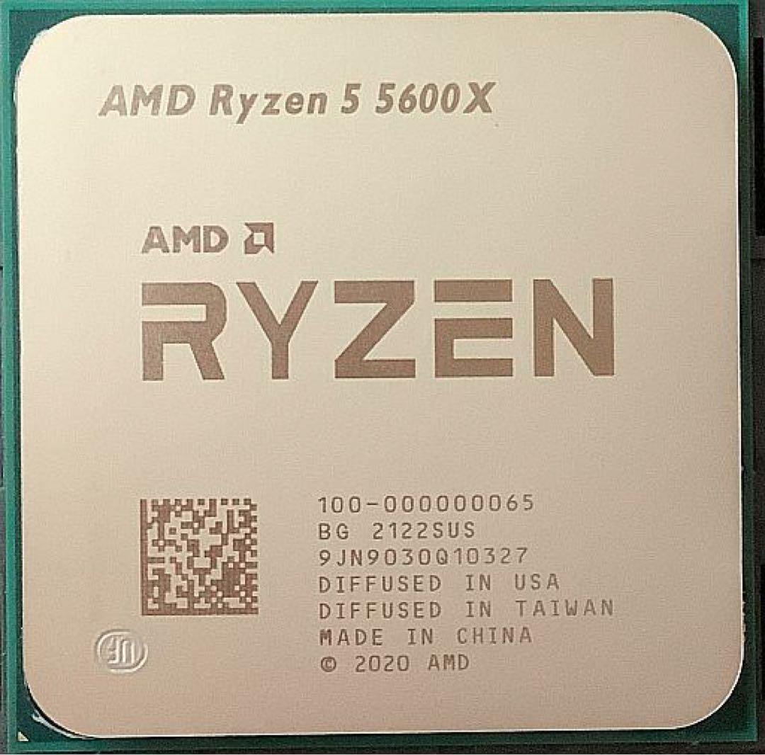 Ryzen 5600X、マザーボード（B550 STEEL LEGEND）