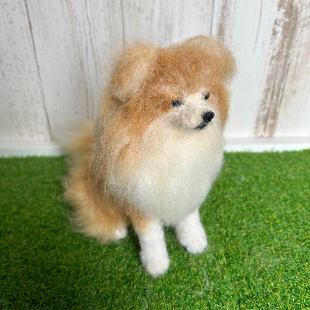 羊毛フェルト【秋田犬　長毛種】犬　オーダー　※他の犬種もオーダー受付中です