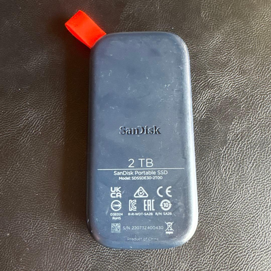 SanDisk ポータブルSSD 2TB