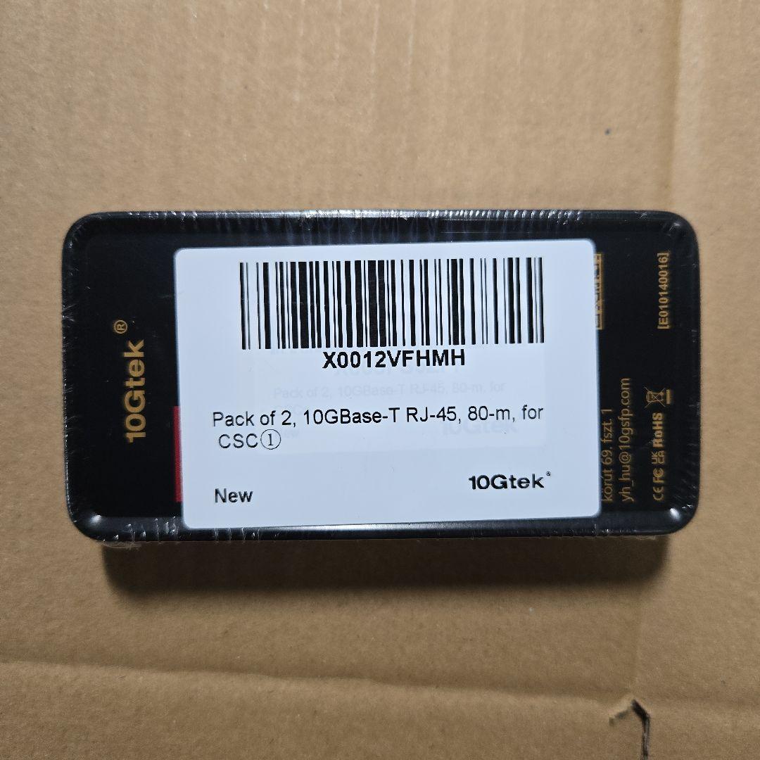 新品　10Gtek 10GBase TX 80m 2個