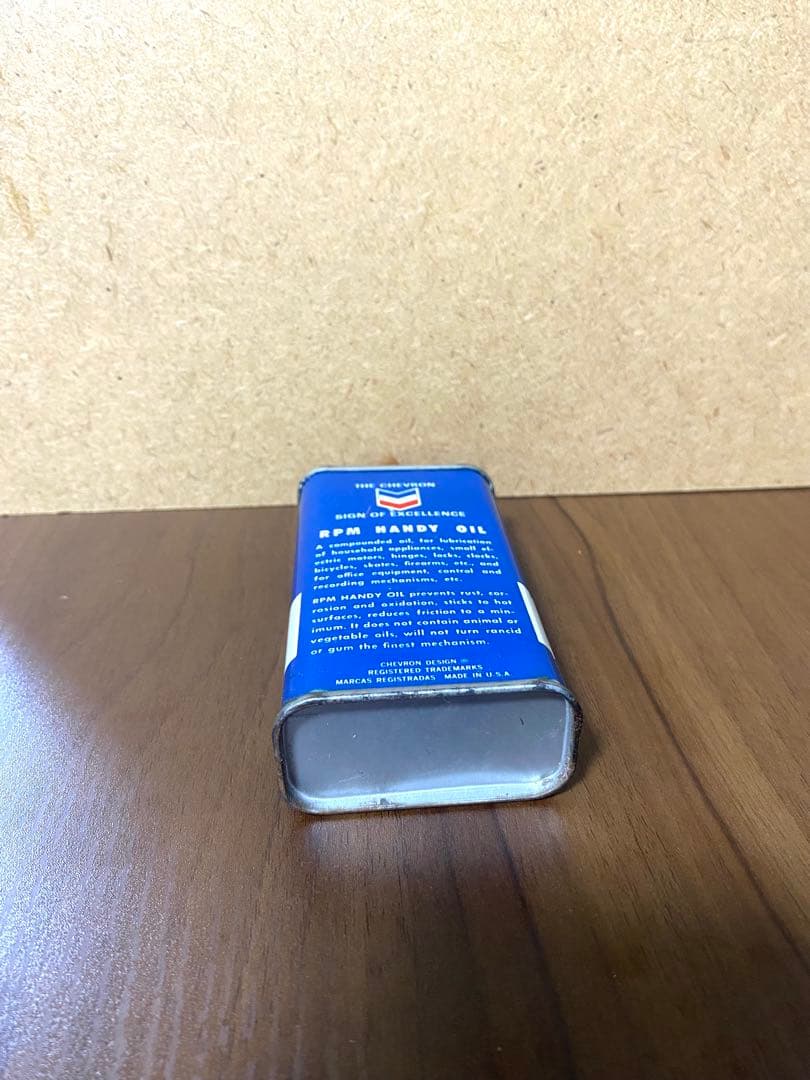 ヴィンテージ RPM オイル缶 1950s Chevron Handy Oil