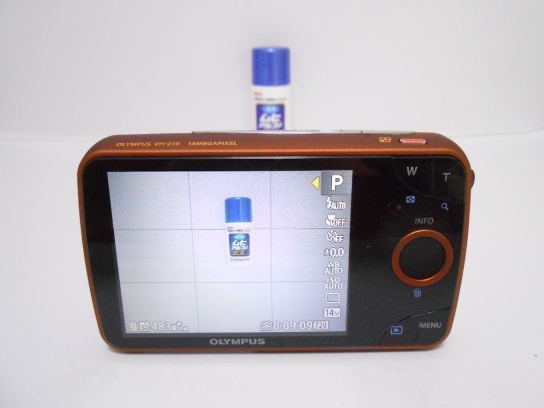 【美品・返品保証】オリンパス OLYMPUS VH VH-210 オレンジ