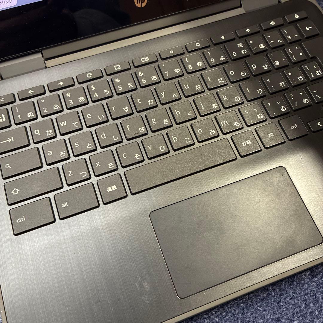 HP Chromebook 本体 グレー 日本語配列　充電機　箱付き