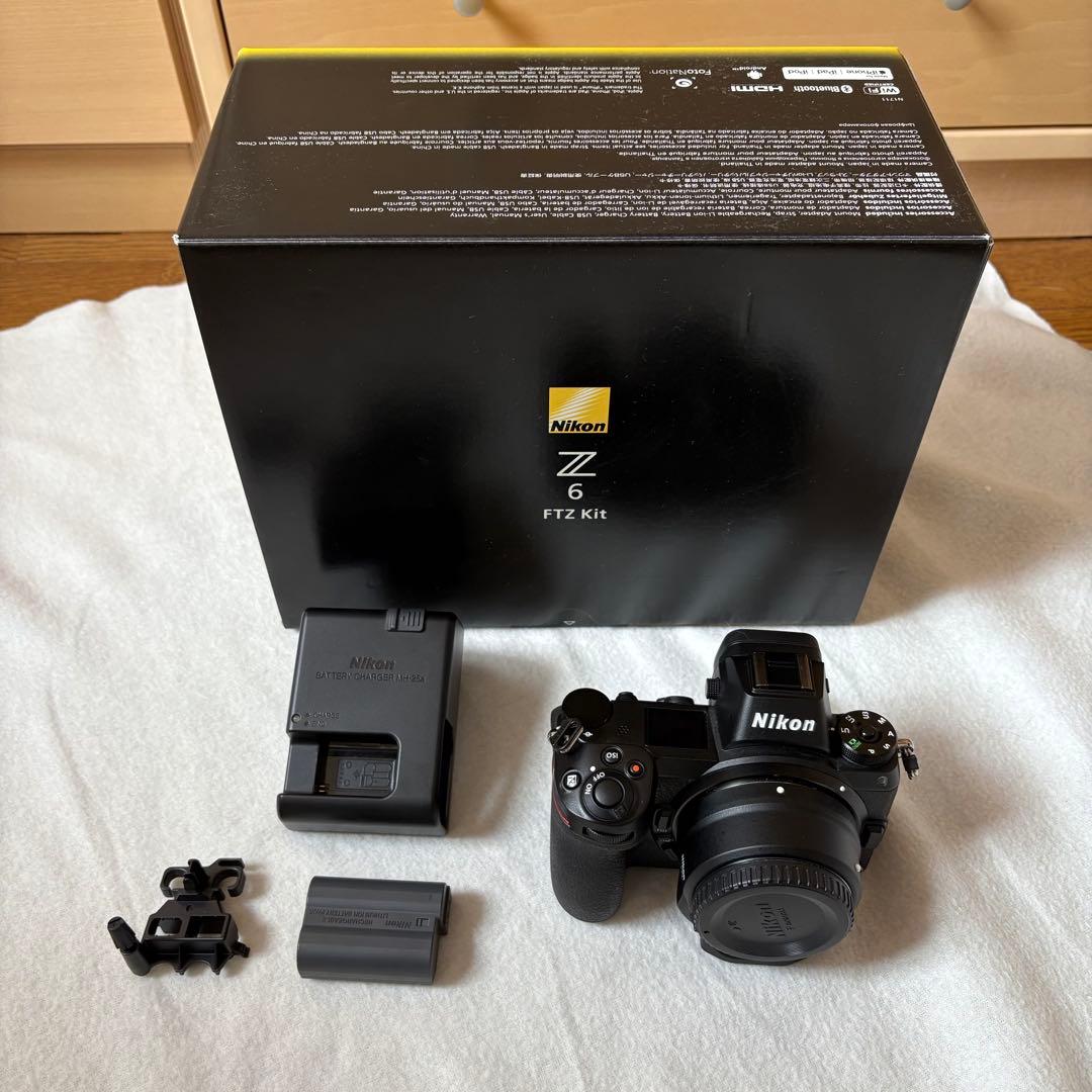 Nikon Z6 ボディ　マウントアダプターFTZ 正規品ニコン　ミラーレス一眼
