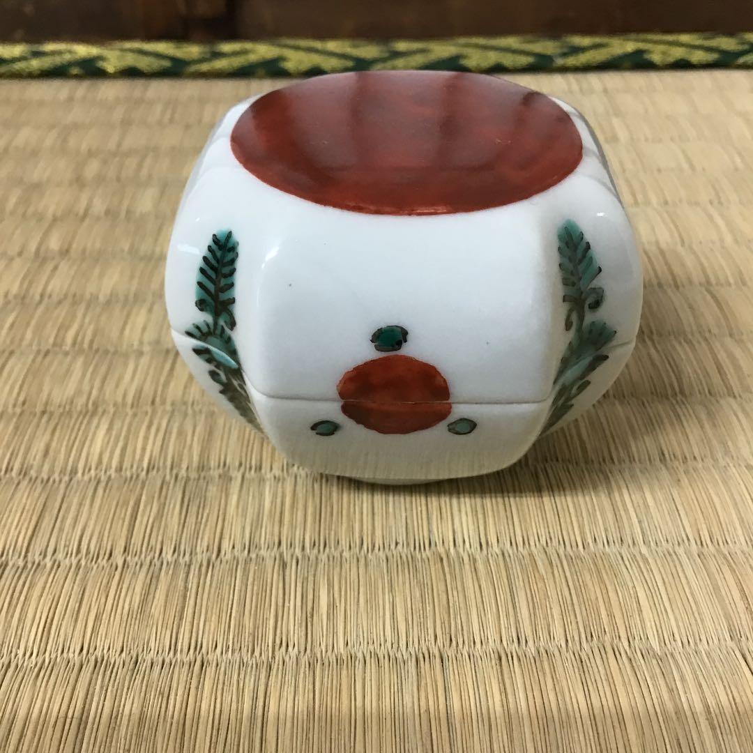 茶道具　香合　味渓窯　永寿作　共箱　S144KG