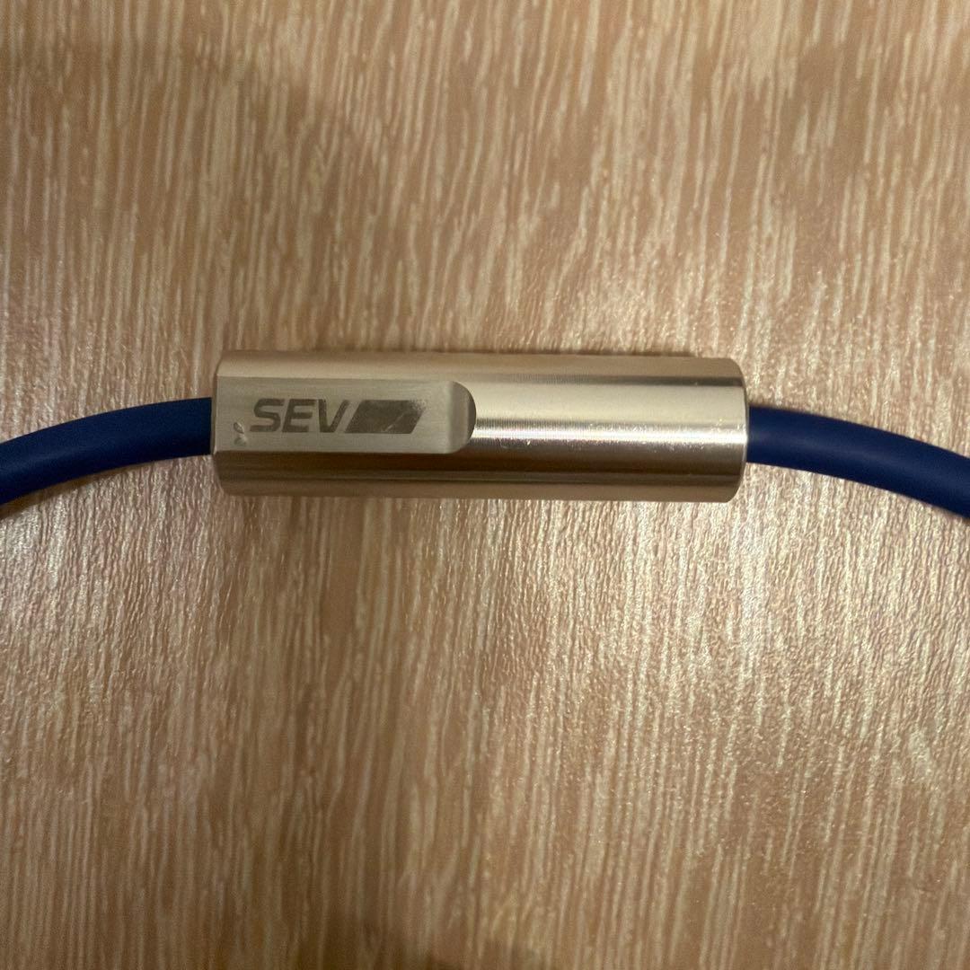 SEV 健康アクセサリー ネックレス 青