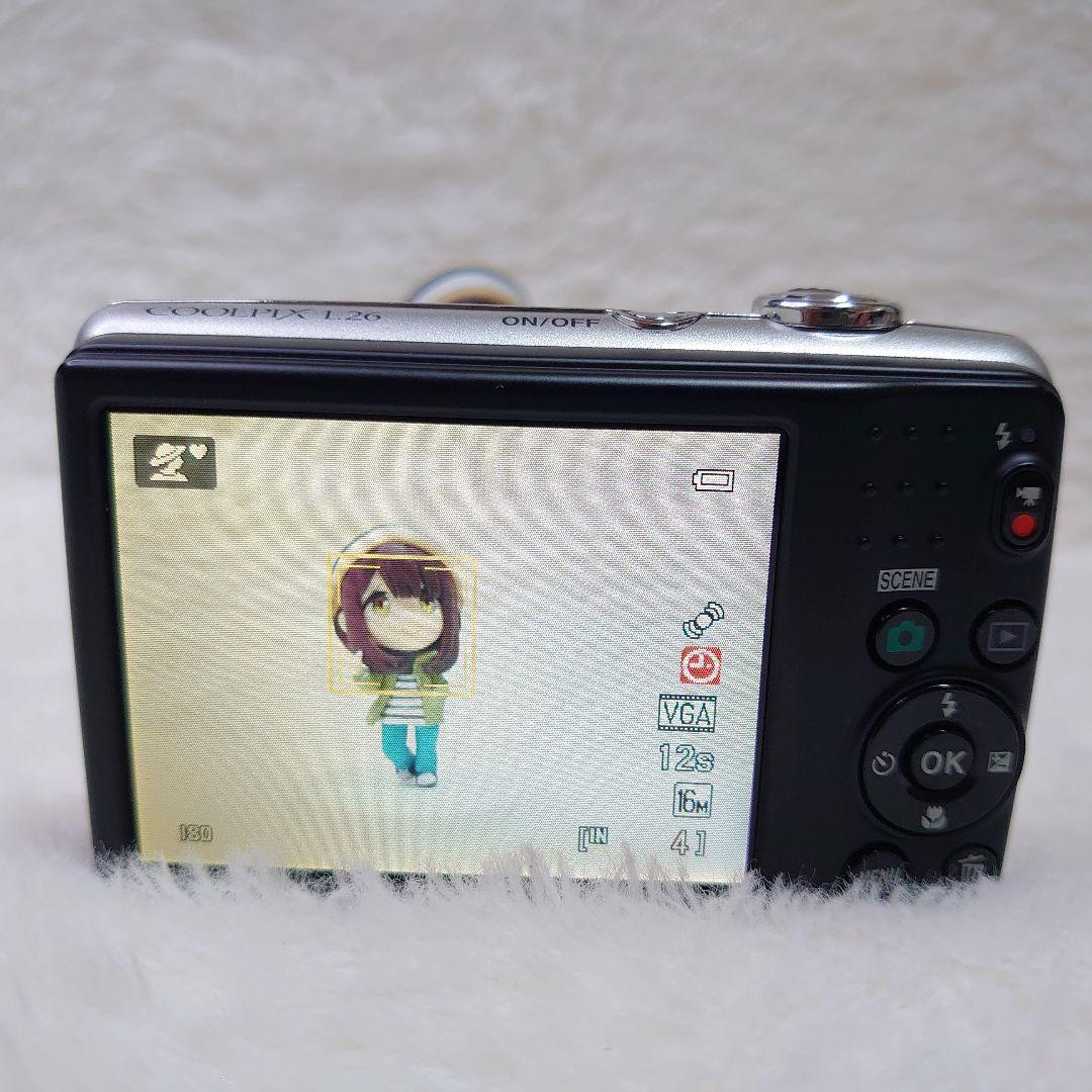 ✨極美品✨Nikon COOLPIX L26 デジカメ 単3電池 動作品