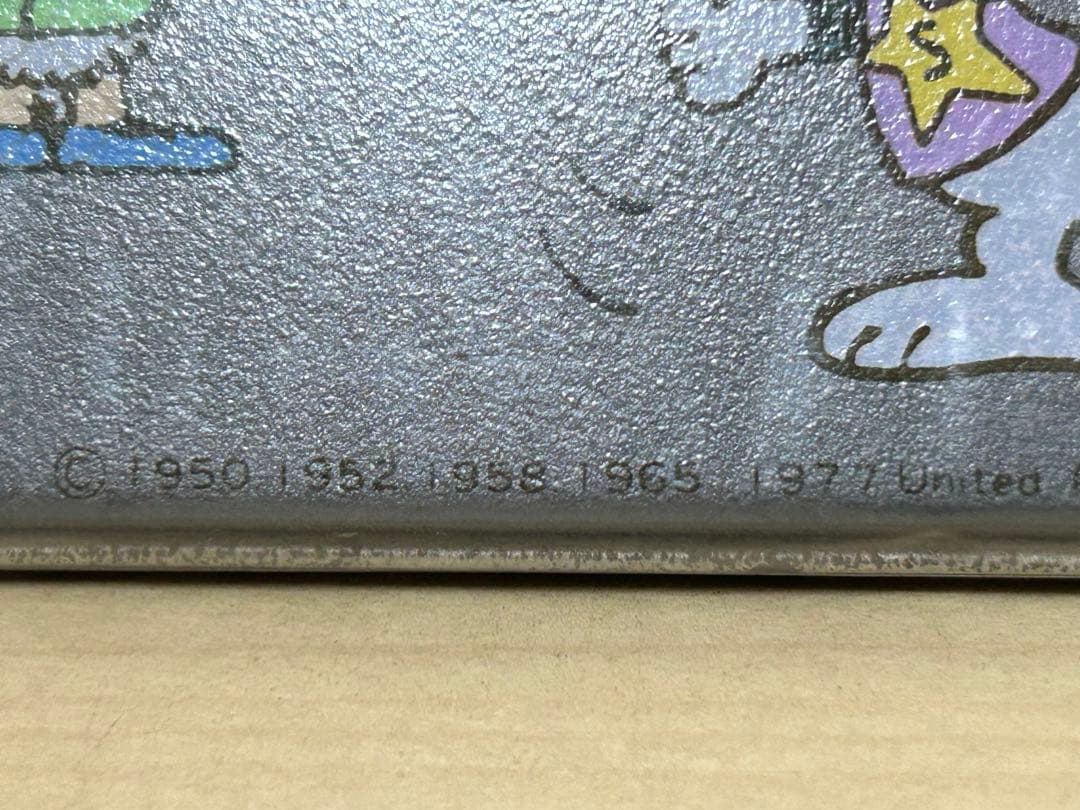 昭和レトロ　スヌーピー　ペンケース　缶ペン　ホールマーク 70' 当時物