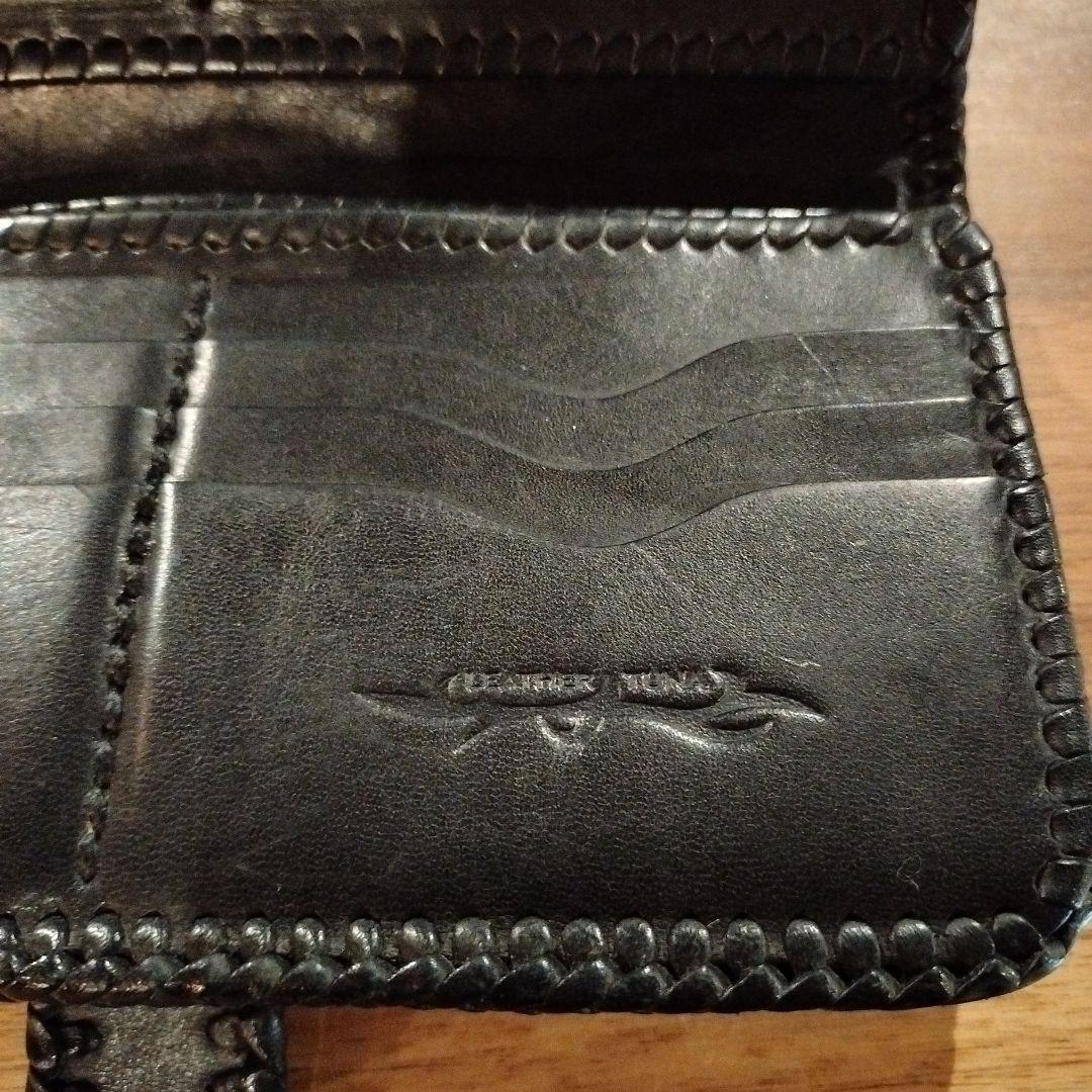 LEATHER TUNA カービング長財布