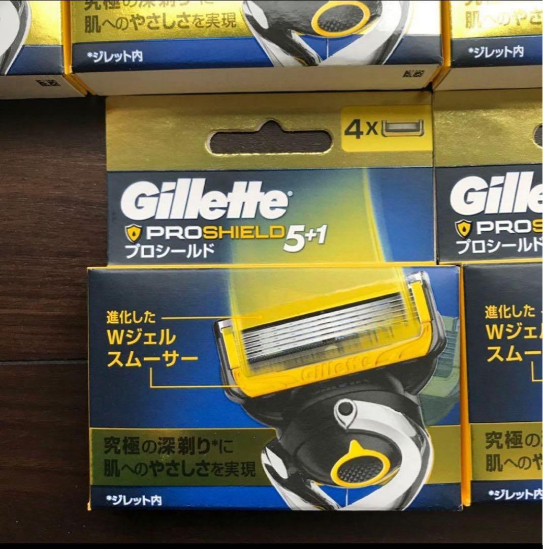 Gillette ProShield 5+1 替え刃 4枚入　10箱セット,