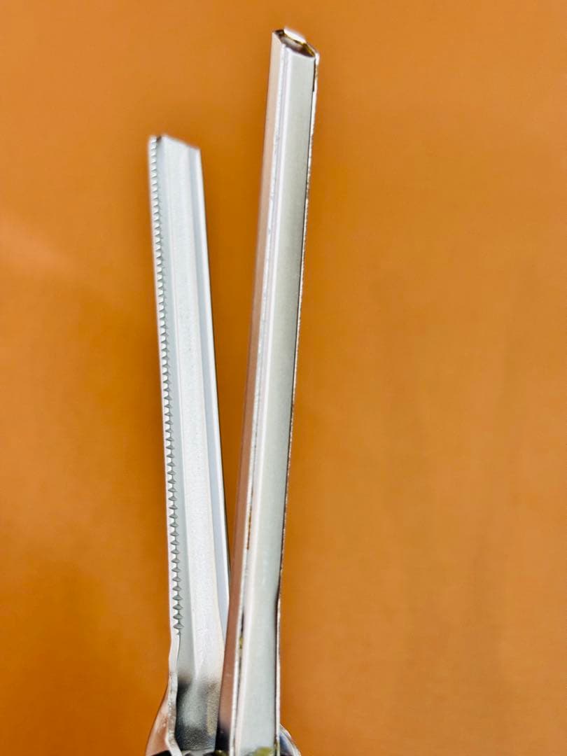 超美品　LENZ α-4 レンツアイロン クシ目　5角4㎜　理容アイロン