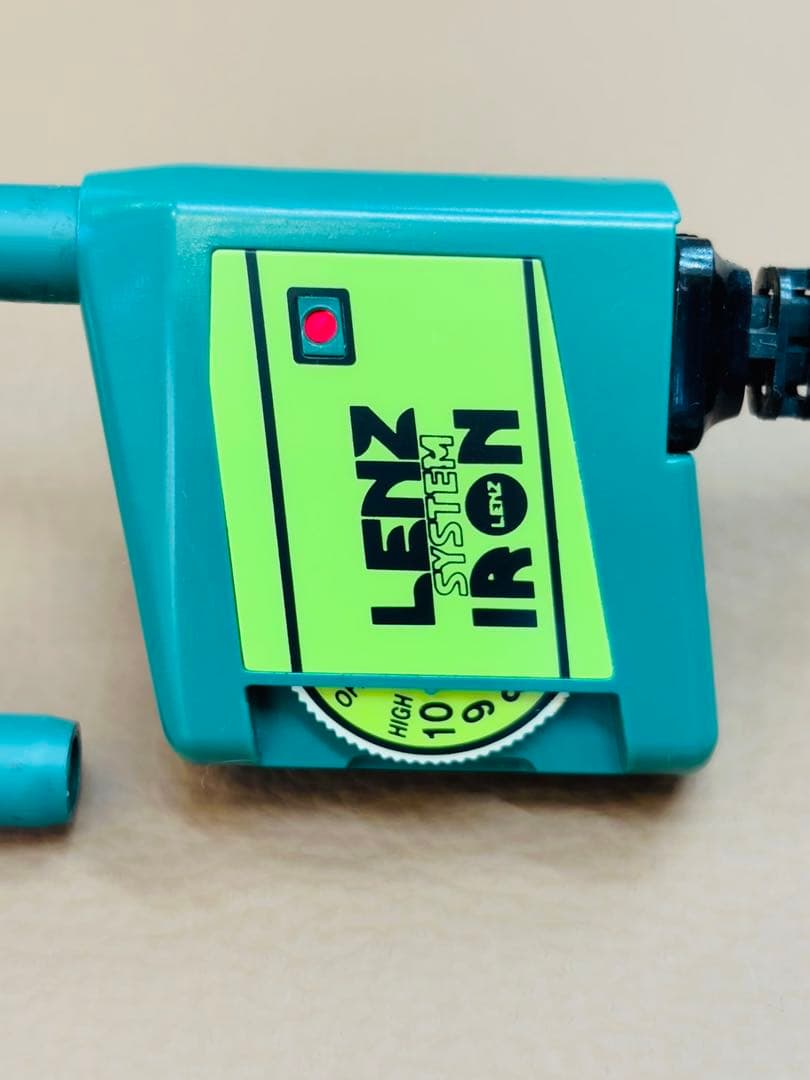 超美品　LENZ α-4 レンツアイロン クシ目　5角4㎜　理容アイロン