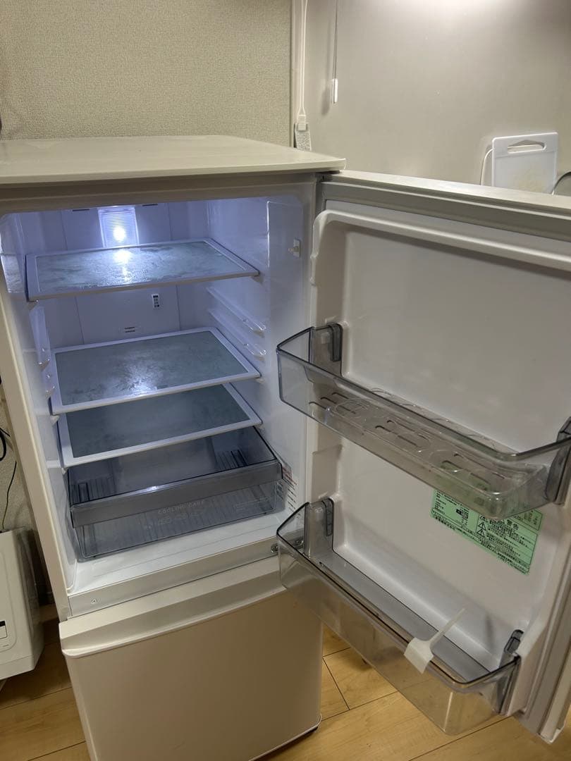 【高年式 2024年製】三菱 冷蔵庫 146L MR-P15J-W ホワイト