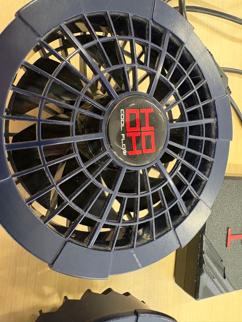 N*U様 HOOH 空調服ファン、バッテリー〔充電器付