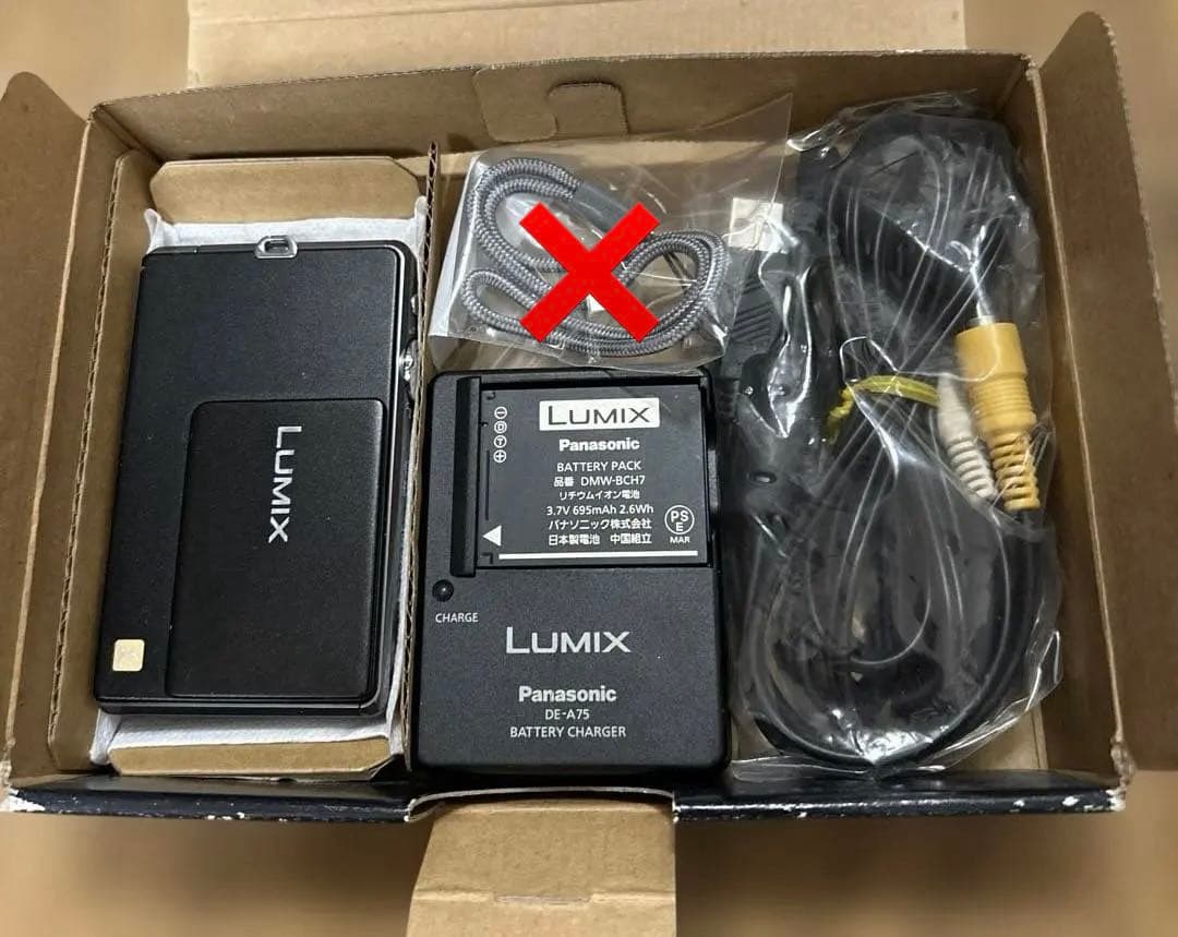Panasonic LUMIX DMC-FP1 パナソニック ブラック　コンデジ