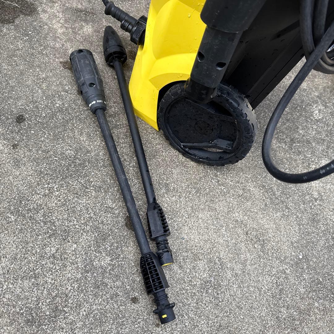 【ジャンク品】KARCHER 高圧洗浄機 K3 サイレント 本体+ガン x 2