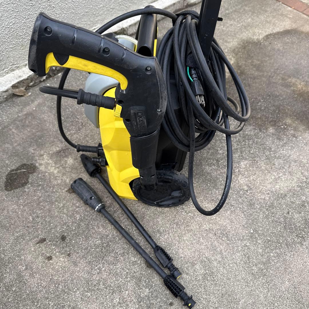 【ジャンク品】KARCHER 高圧洗浄機 K3 サイレント 本体+ガン x 2