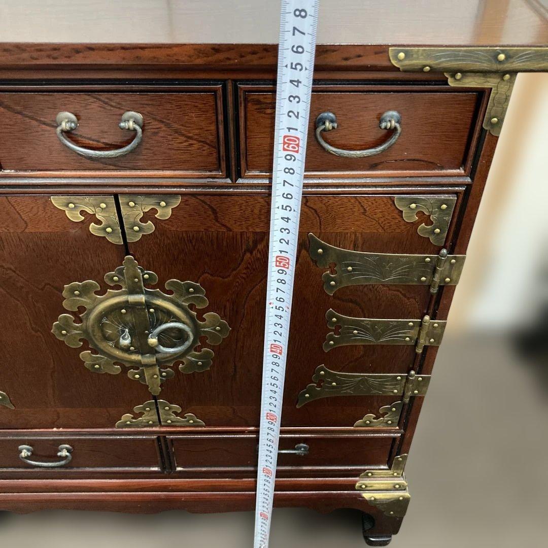 レトロ 李朝家具 李朝 バンダジ 箪笥 キャビネット
