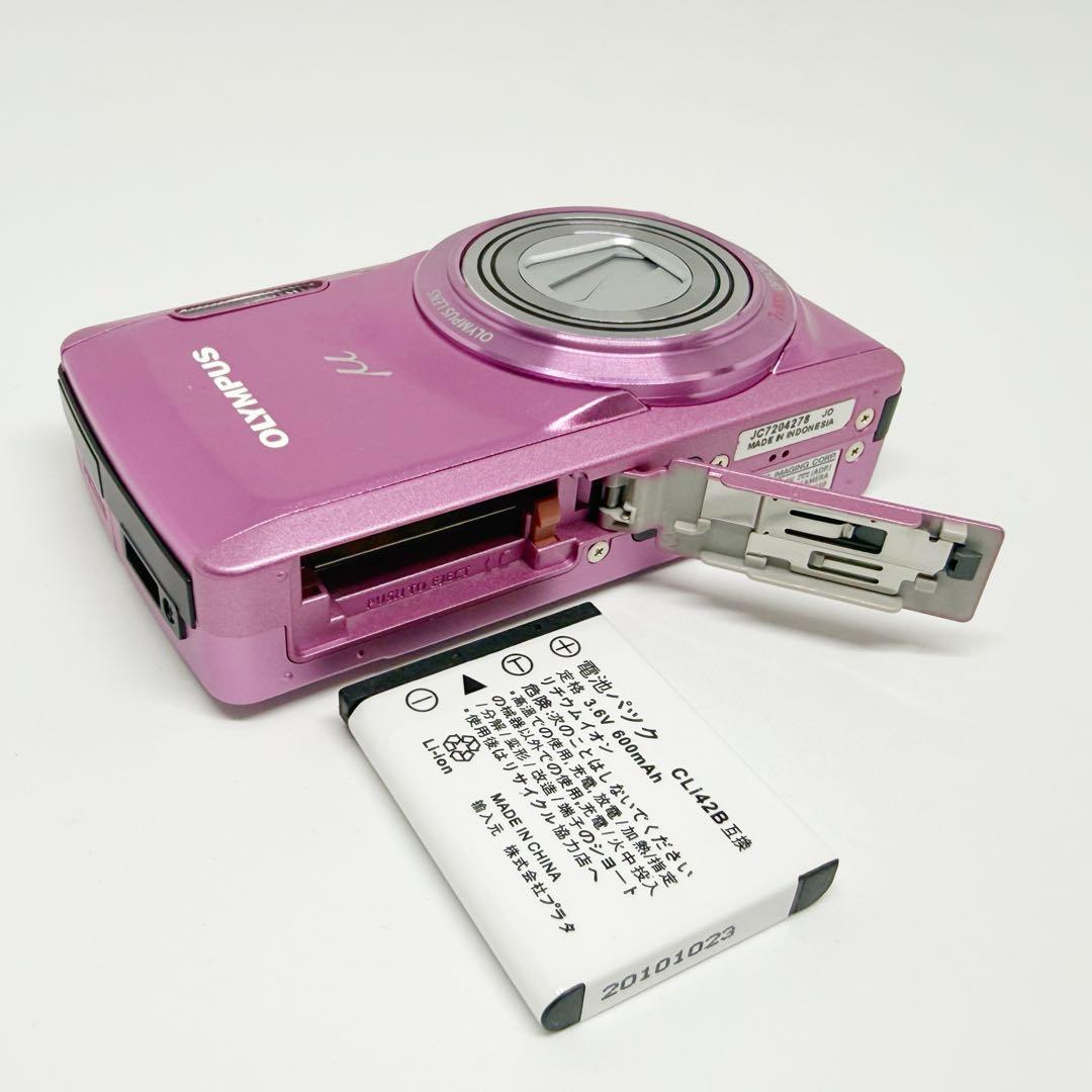 OLYMPUS μ-7050 ピンク オリンパス コンデジ