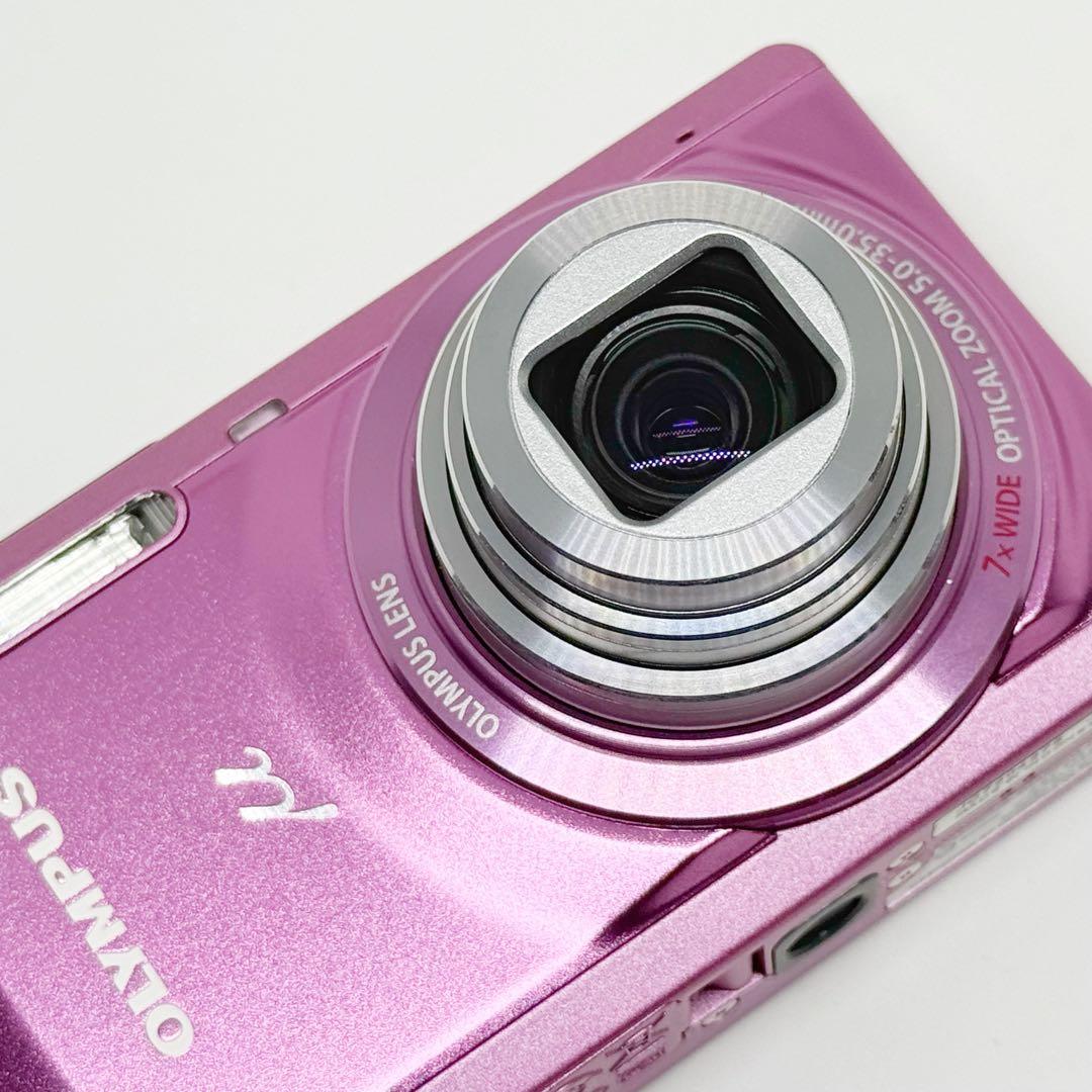 OLYMPUS μ-7050 ピンク オリンパス コンデジ