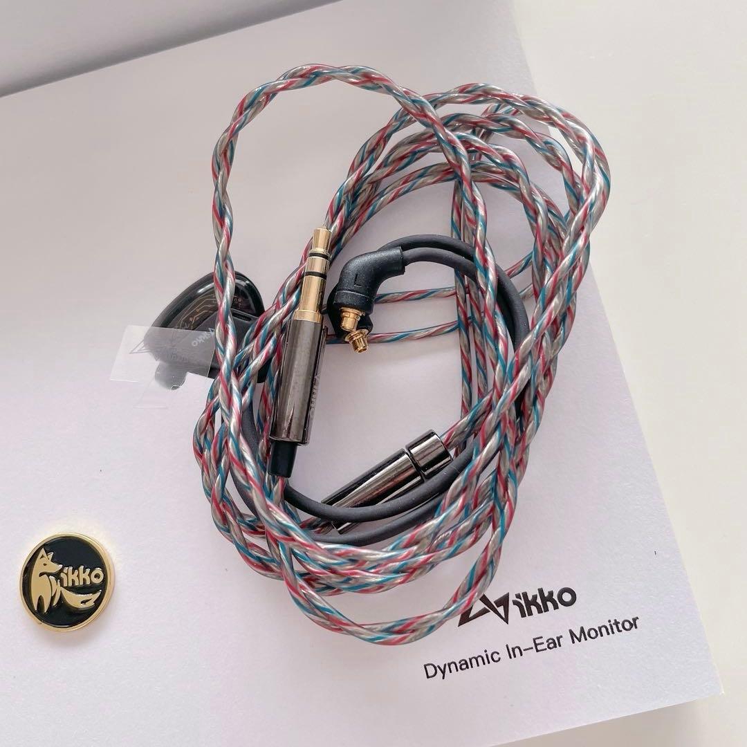 特価❣️iKKO OH2 イヤホン 有線 mm cx 3.5mm グレー