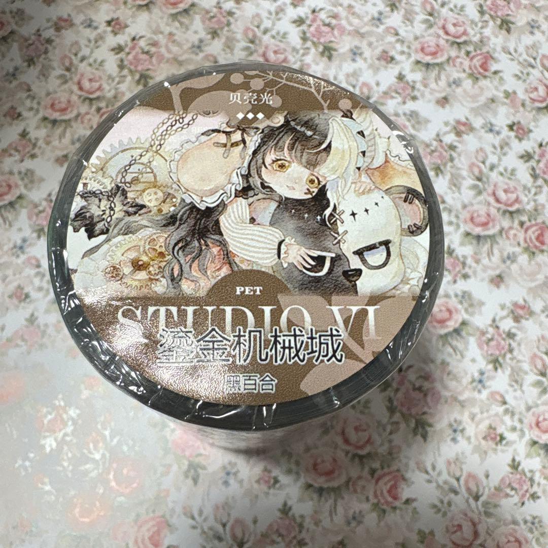 【新品】海外マステ　白百合