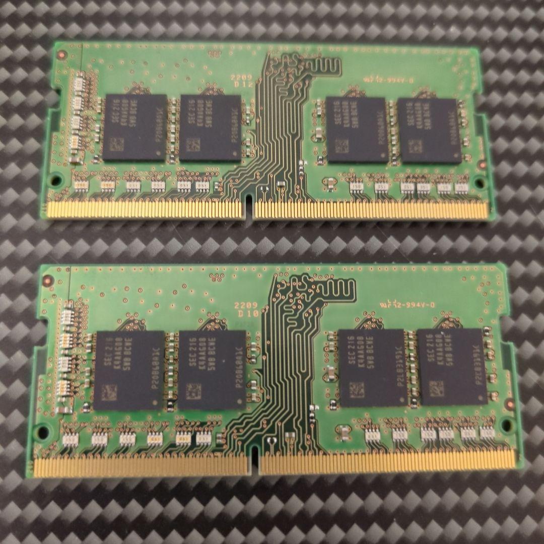 Samsung PC4-3200AA 16GB×2枚組 32GB DDR4