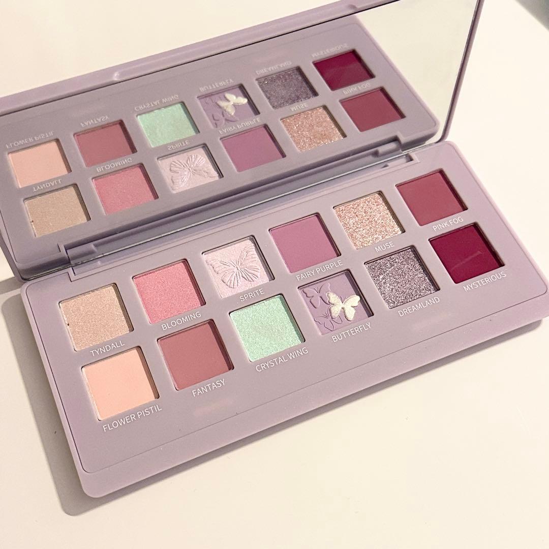 【美品】PERFECT DIARY 蝶 アイシャドウパレット