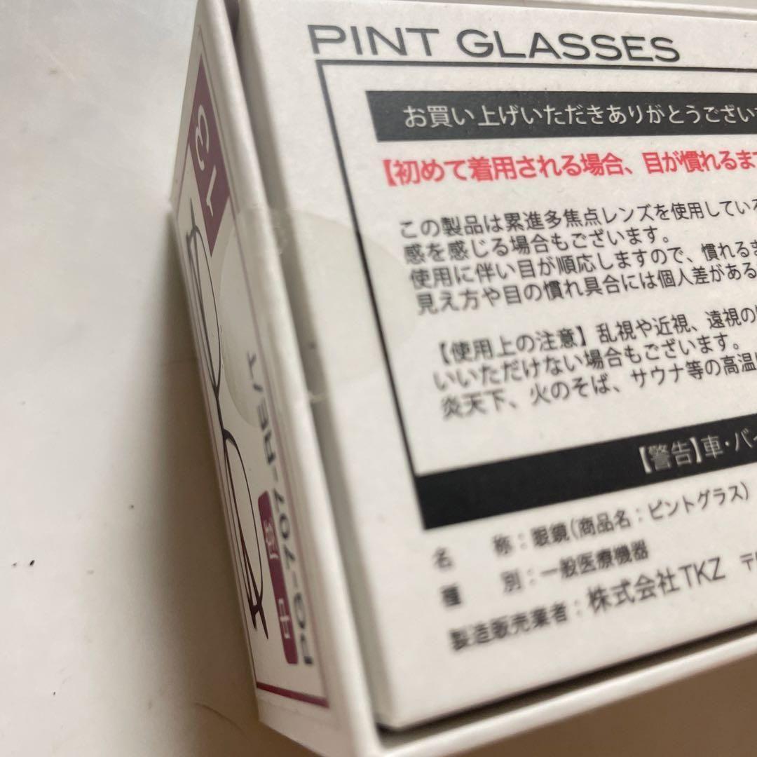 PINTGLASSES 中度レンズ シニアグラス PG-707 レッド 老眼鏡