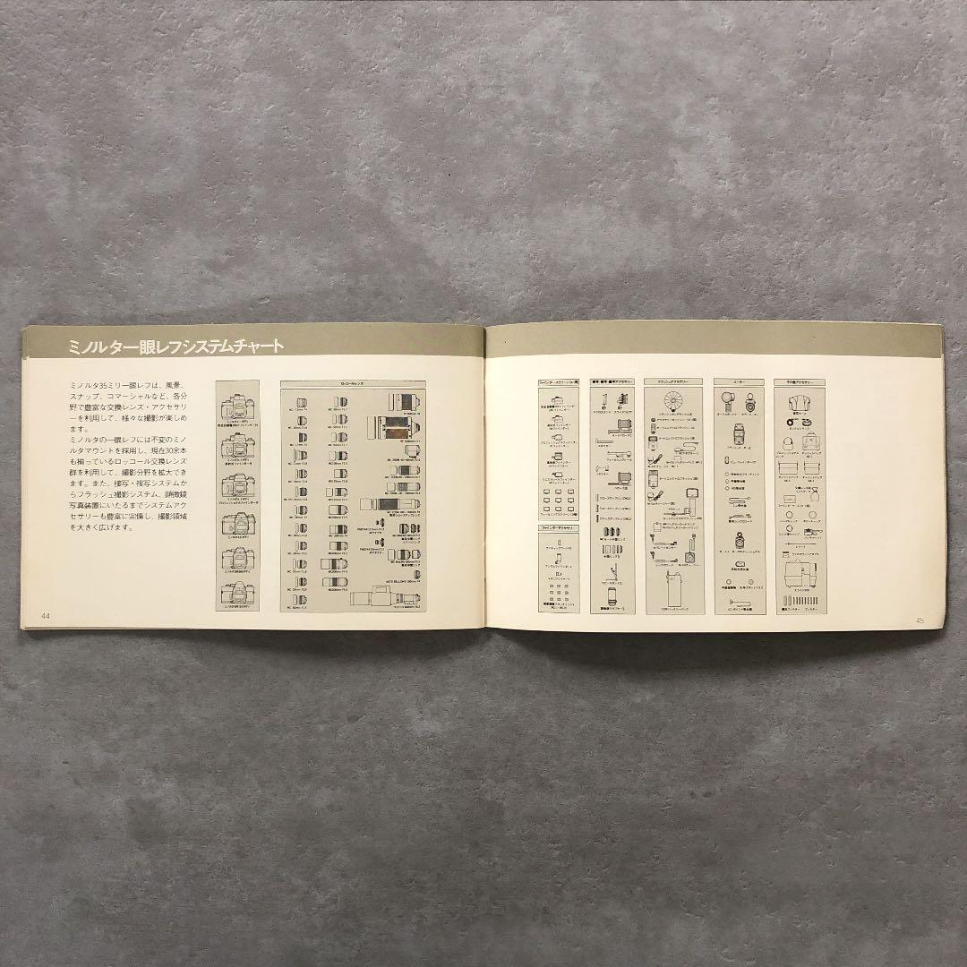 ミノルタカメラ　SR505/101   使用説明書　1975年