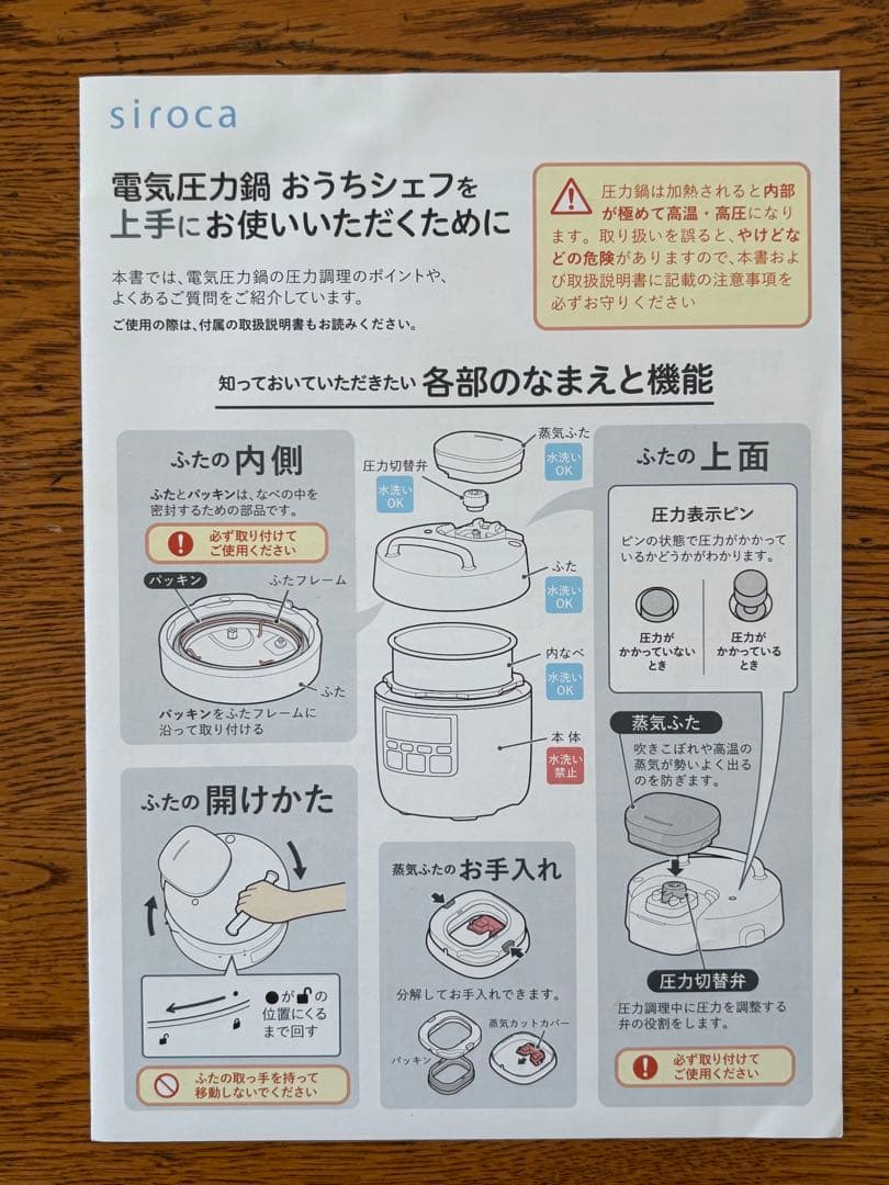 電気圧力鍋 シロカ SP-2DM251 ホワイト（Ｋ）