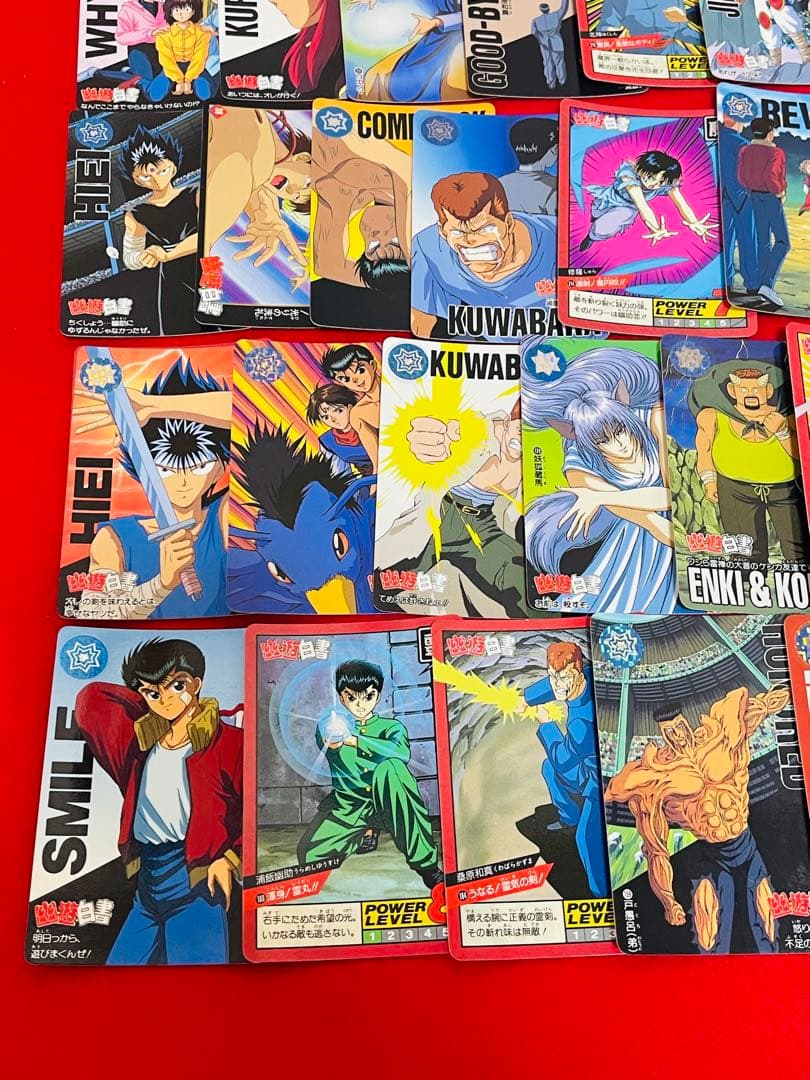 1994年　BANDAI 幽遊白書　トレーディングカード 33枚セット　レトロ