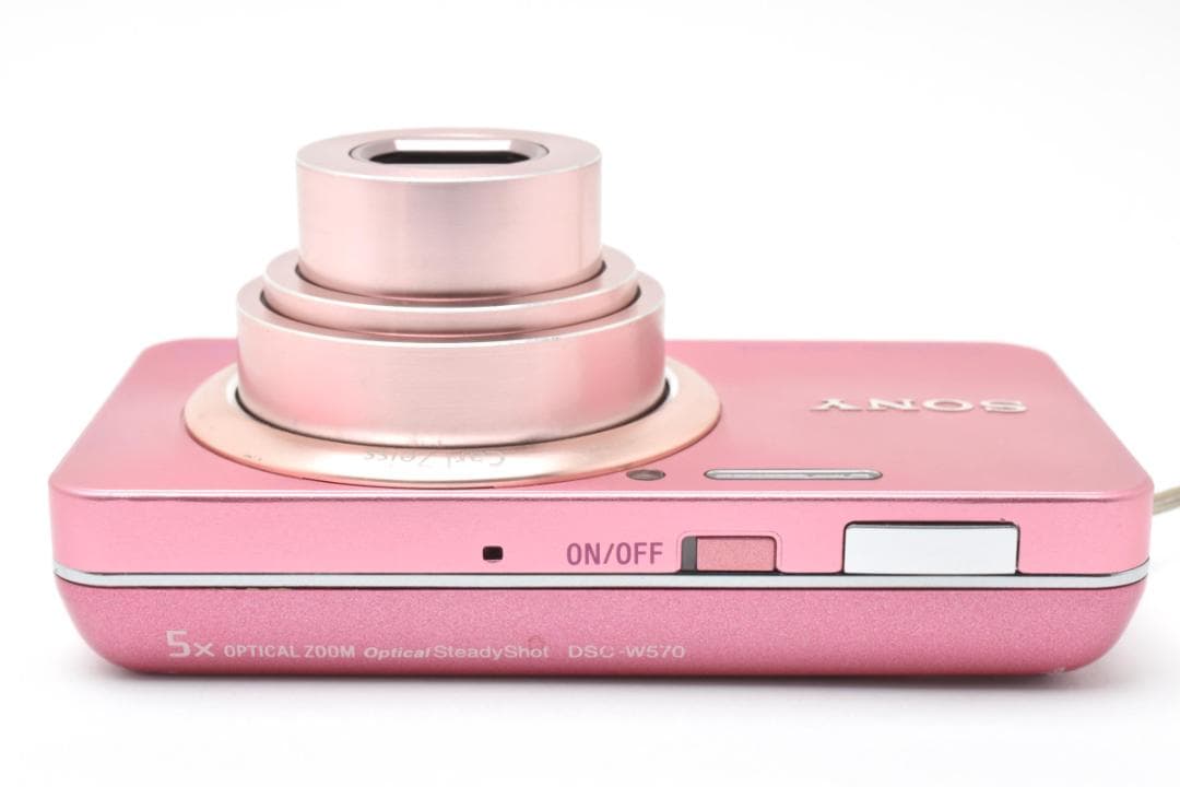SONY Cyber-shot DSC-W570 ピンクデジカメ動作品#1853