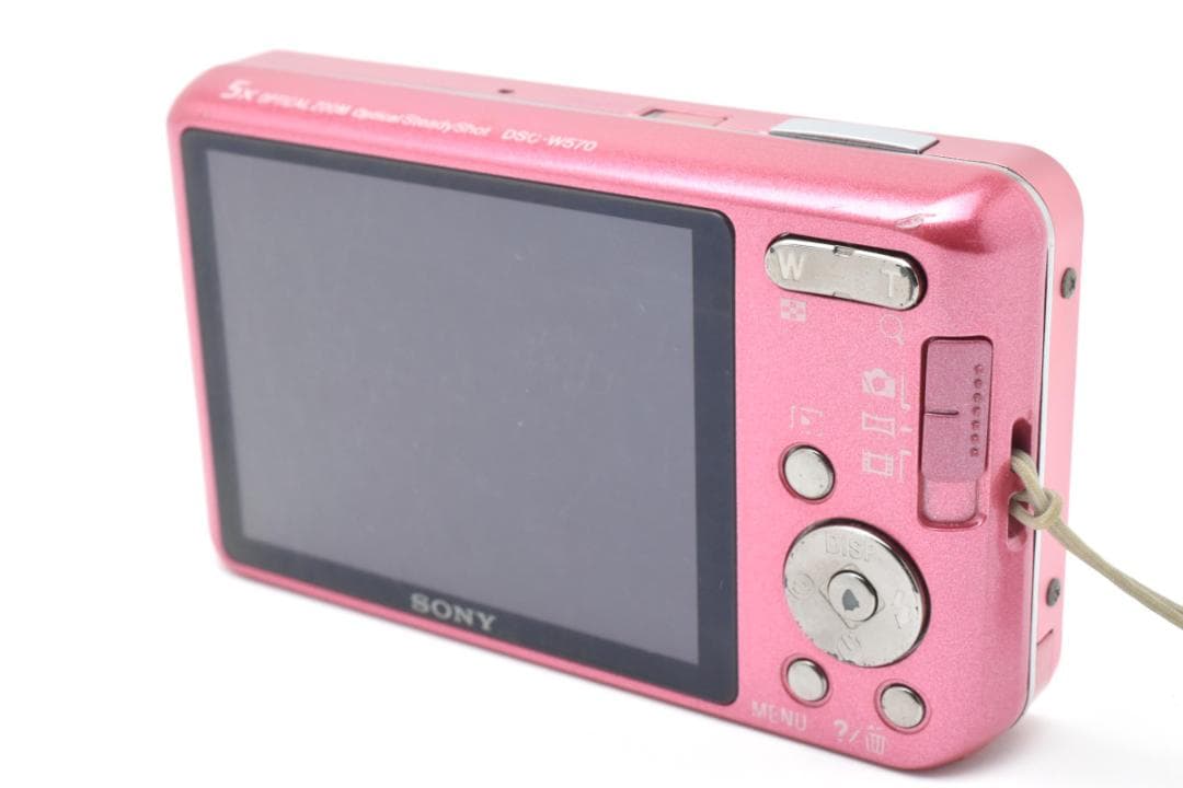 SONY Cyber-shot DSC-W570 ピンクデジカメ動作品#1853