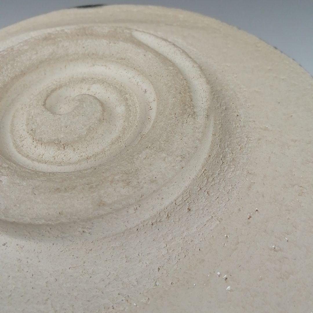 Ｔ４２５　茶碗　『菱紋松葉』『吉村楽入 造』　共箱　抹茶碗　茶道具