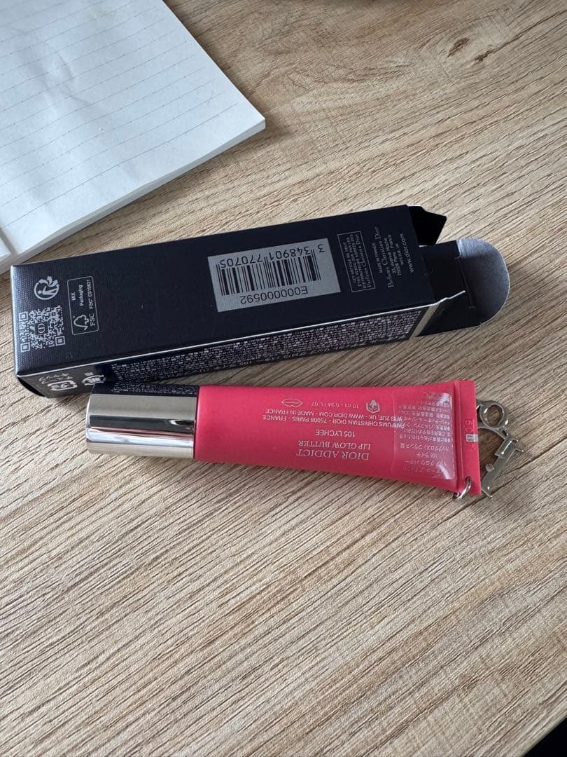 Dior Addict Lip Glow ピンク クリップ付き