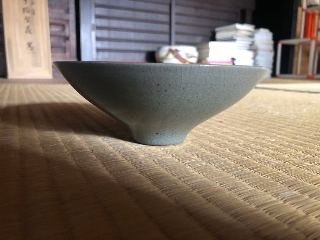 上手の雰囲気！古い高麗茶碗 検茶道具抹茶碗李朝高麗青磁
