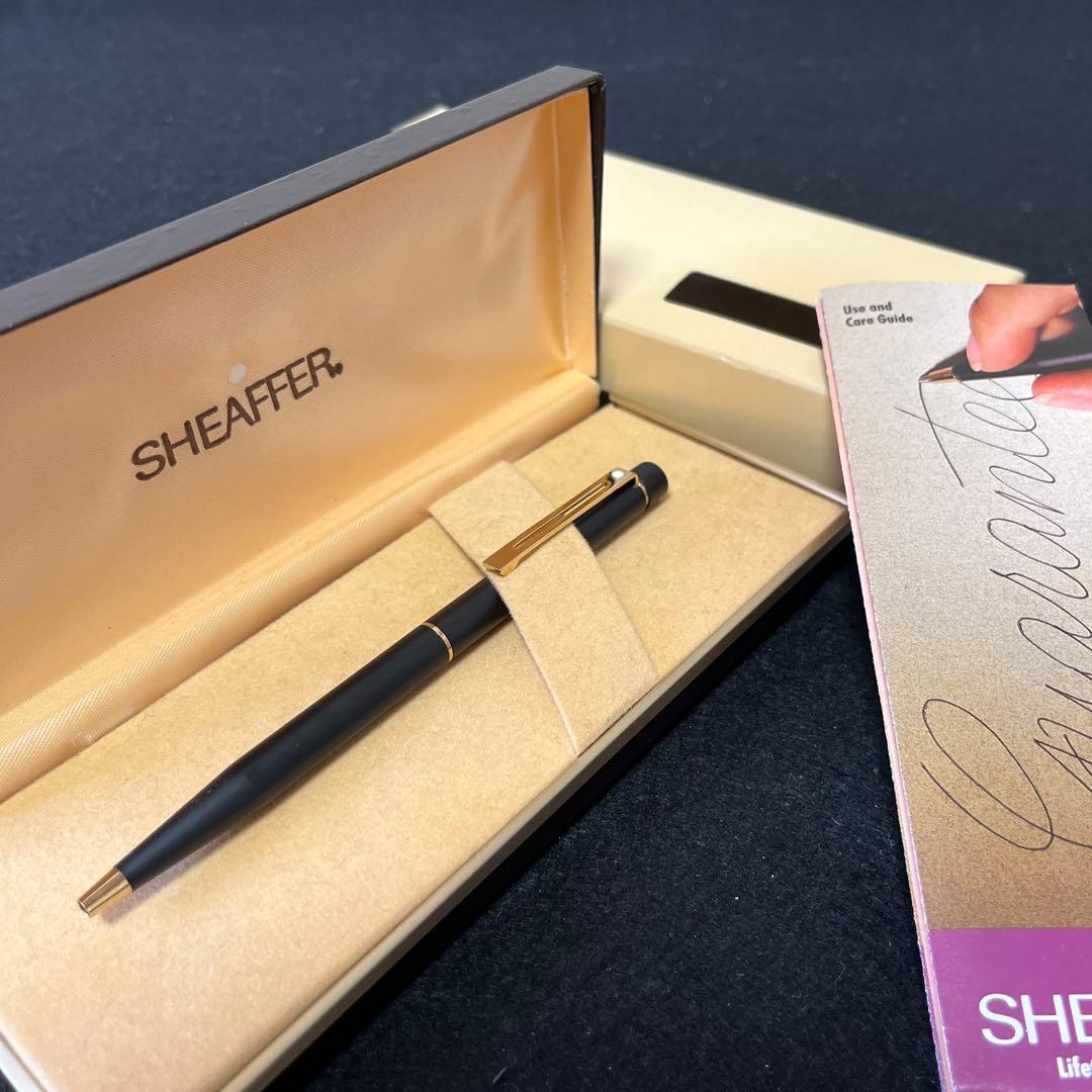 ◽️SHEAFFER◽️ボールペン◽️マットブラック◽️ゴールドトリム◽️スリムタイプ
