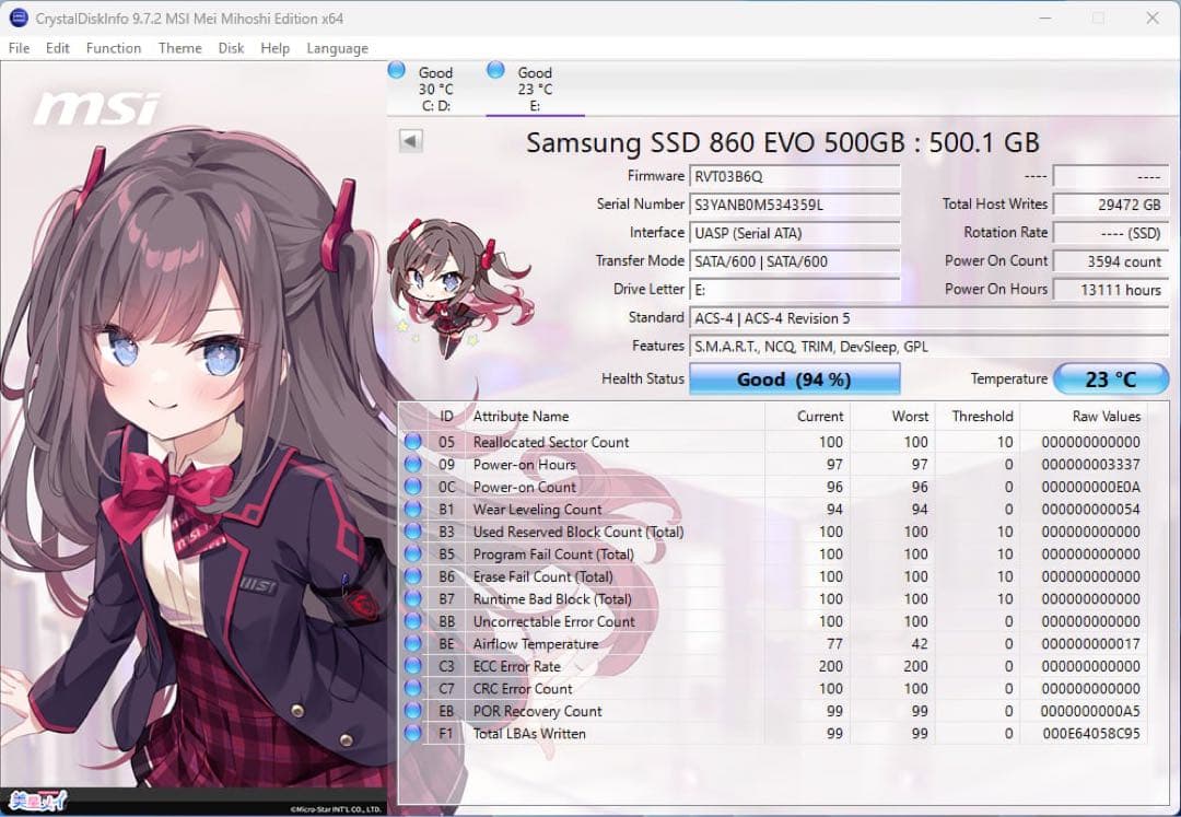 内蔵型SSD Samsung SSD 860 EVO 500GB